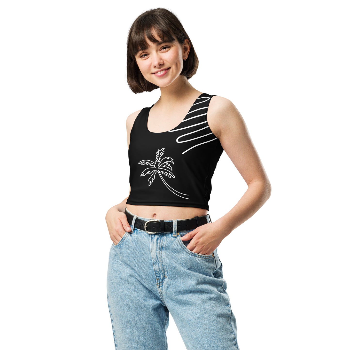 Monochrome Crop Top