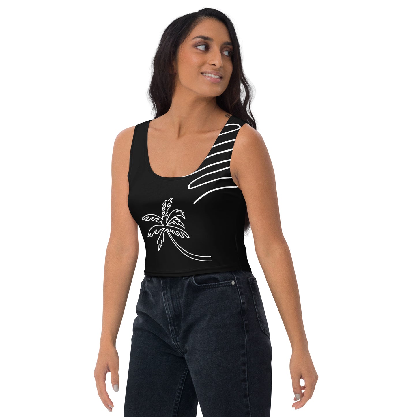 Monochrome Crop Top