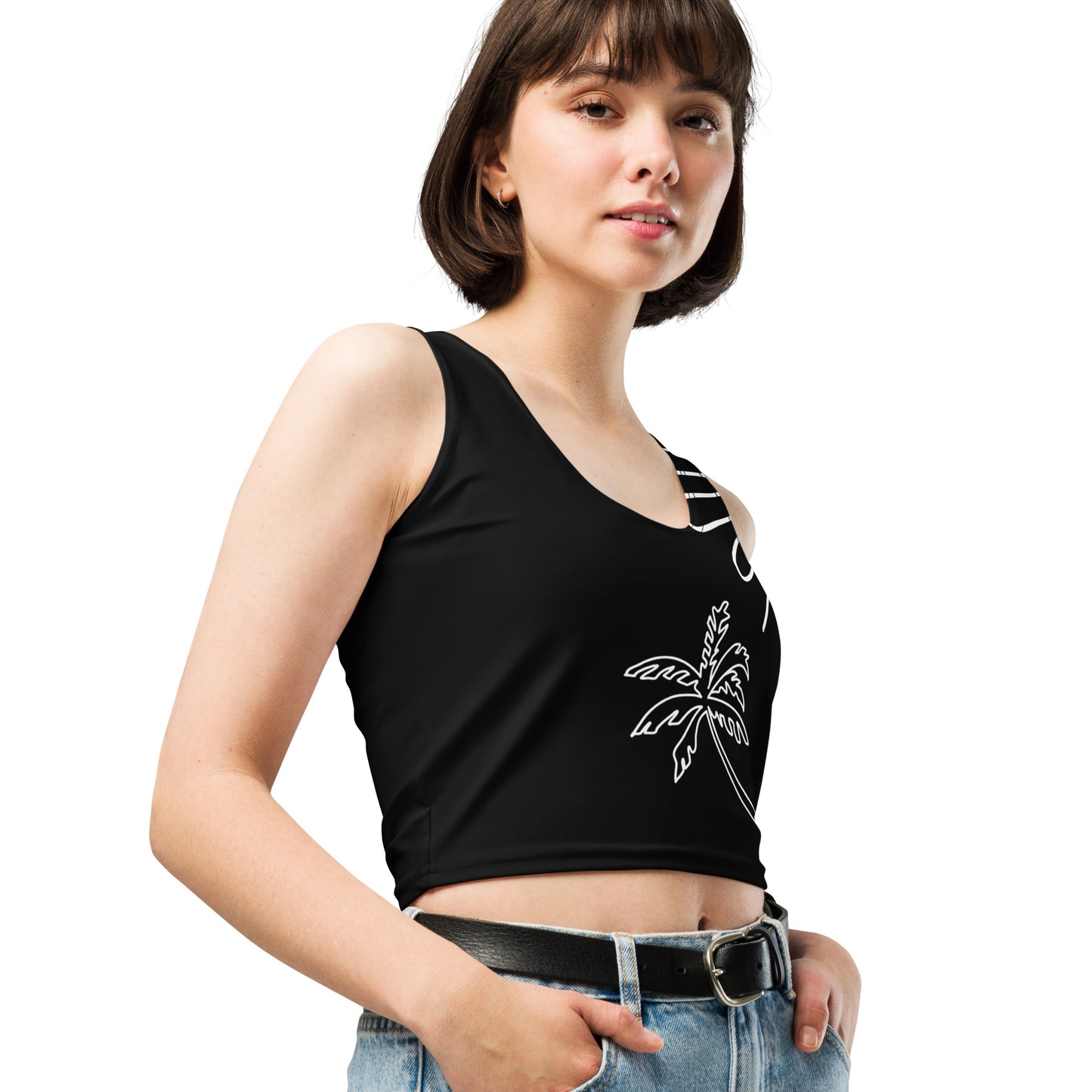 Monochrome Crop Top