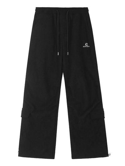 Men's Wide Leg Drawstring Pants