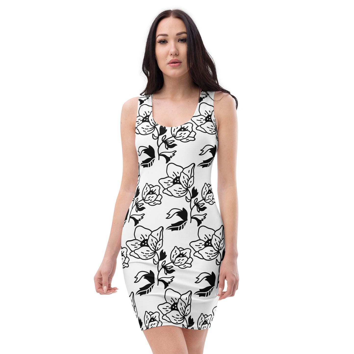 Monochrome Bodycon dress