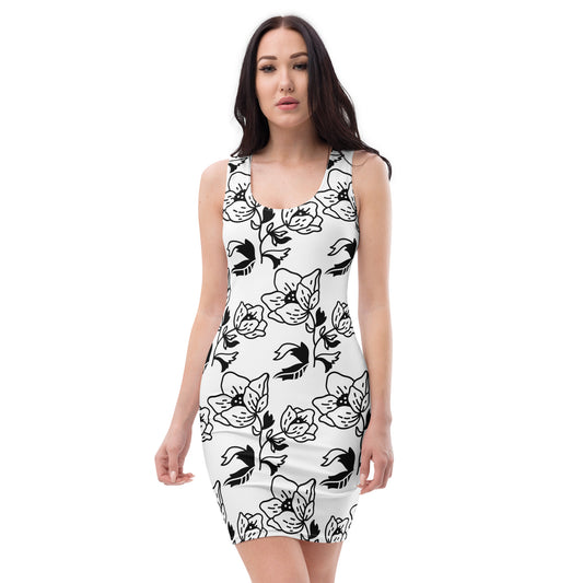 Monochrome Bodycon dress